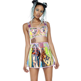 Party Show Tank & Skirt Festival Outfit